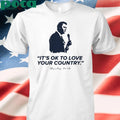 Charlie Kirk It’s Ok To Love Your Country T-shirt