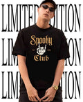 Spooky Club est 1693 skeleton hand shirt