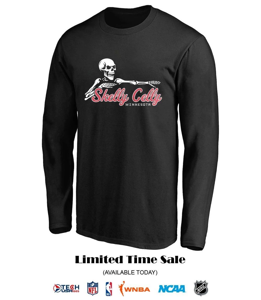 Winnesota Twins Skelly Celly skeleton shirt
