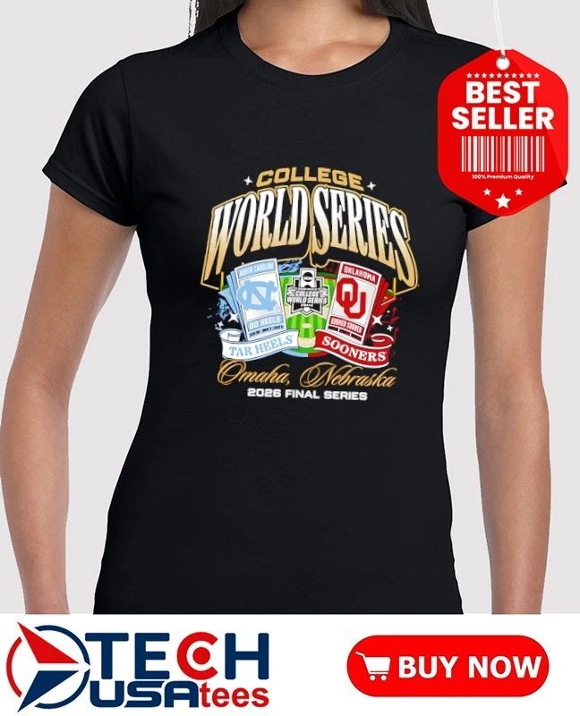 North Carolina Tar Heels vs Oklahoma Sooners 2026 College World Series Championship shirt