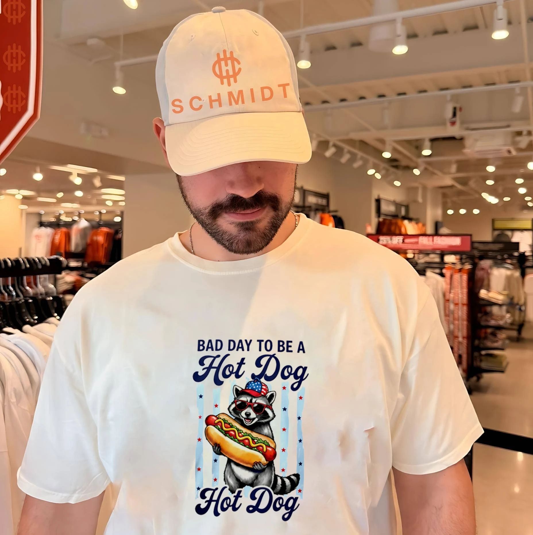 Bad Day To Be A Hot Dog raccoon shirt