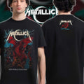 Metallica M72 Cardiff Wales 2026 Event Tee At Principality Stadium On 28 June 2026 Red Dragon Art Two Sided T-Shirt
