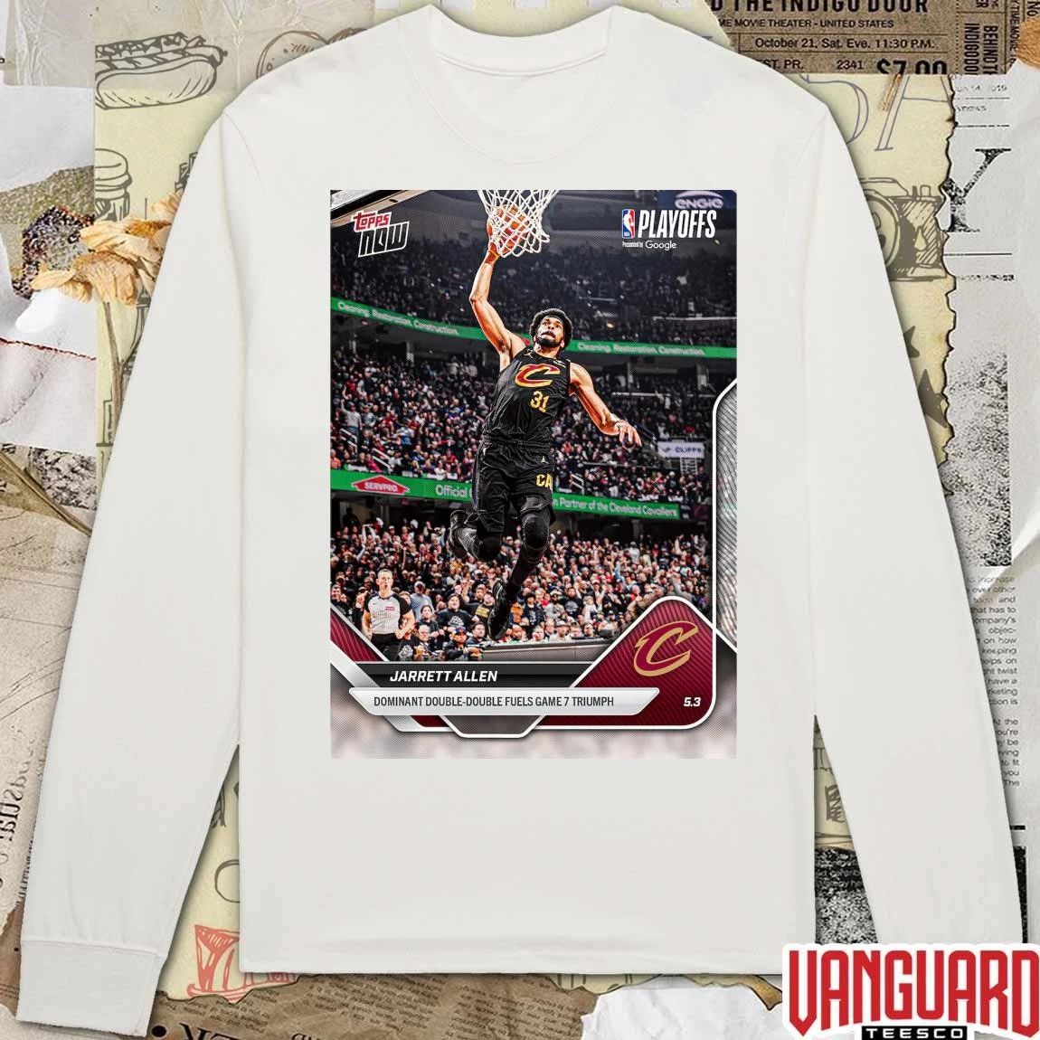Cleveland Cavaliers Jarrett Allen Dominant Double-double Fuels Game 7 Triumph t-shirt