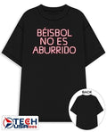 Rob Bradford wearing Baseball is not boring shirt
