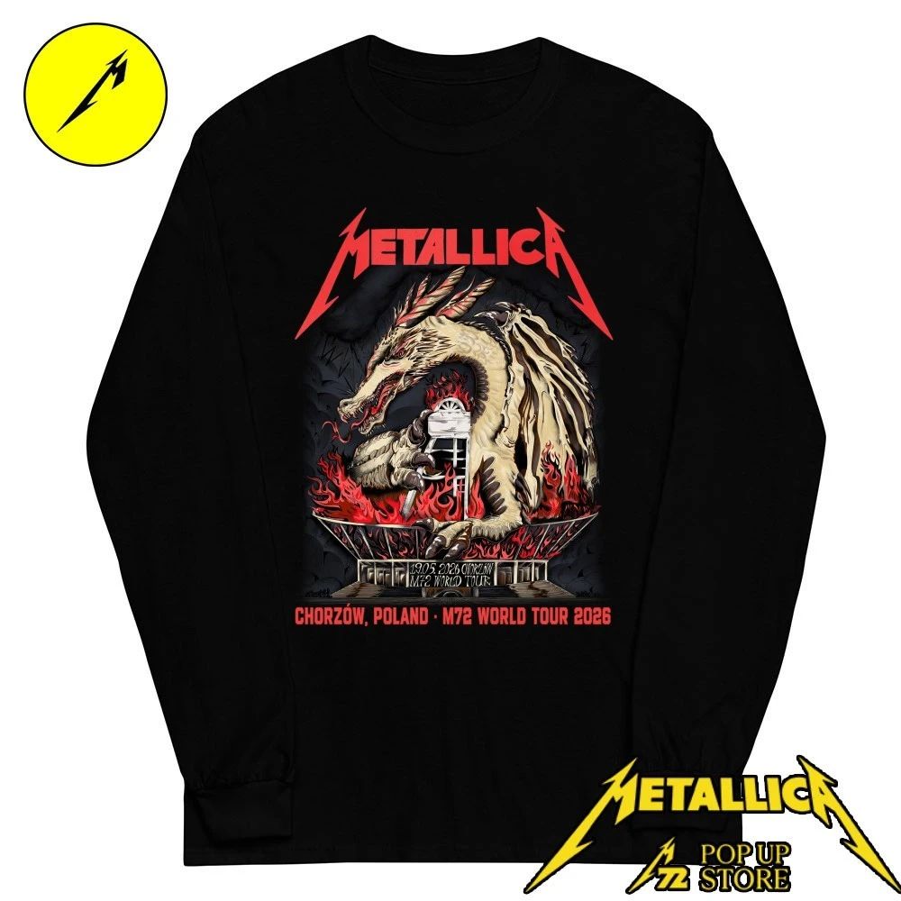 Metallica M72 Chorzów, Poland limited-edition May 19, 2026 M72 World Tour Shirt