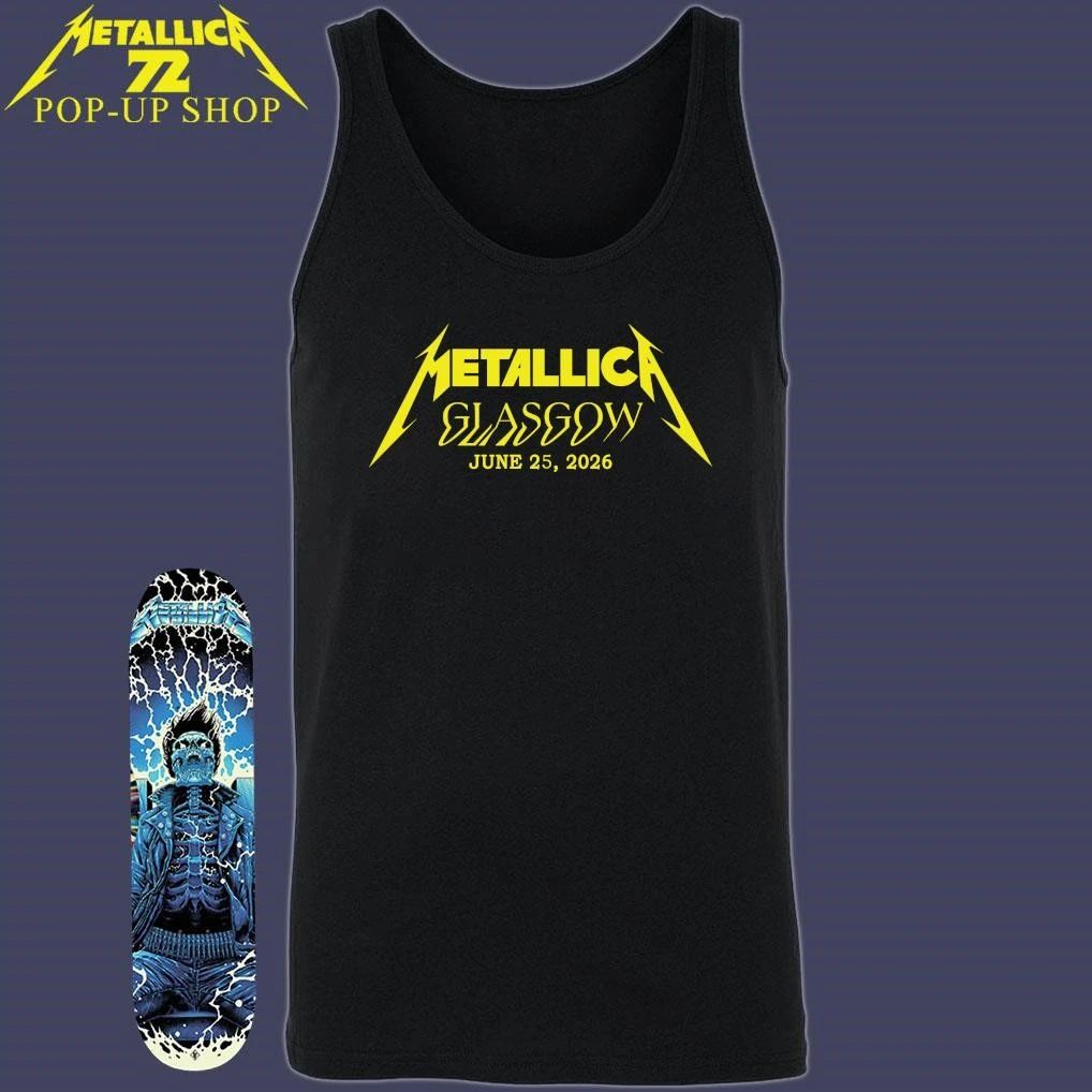 Metallica M72 Glasgow June 25, 2026 Scotland T-Shirt