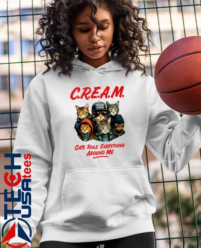 Meow Gang C.R.E.A.M. cats rule everything around me shirt