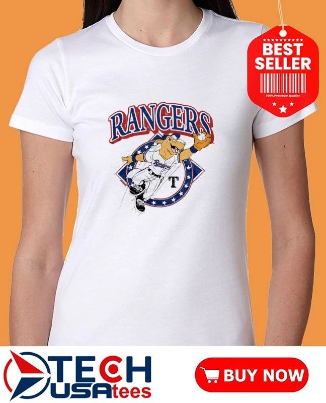 Texas Rangers Rangers Captain mascot shirt by homage