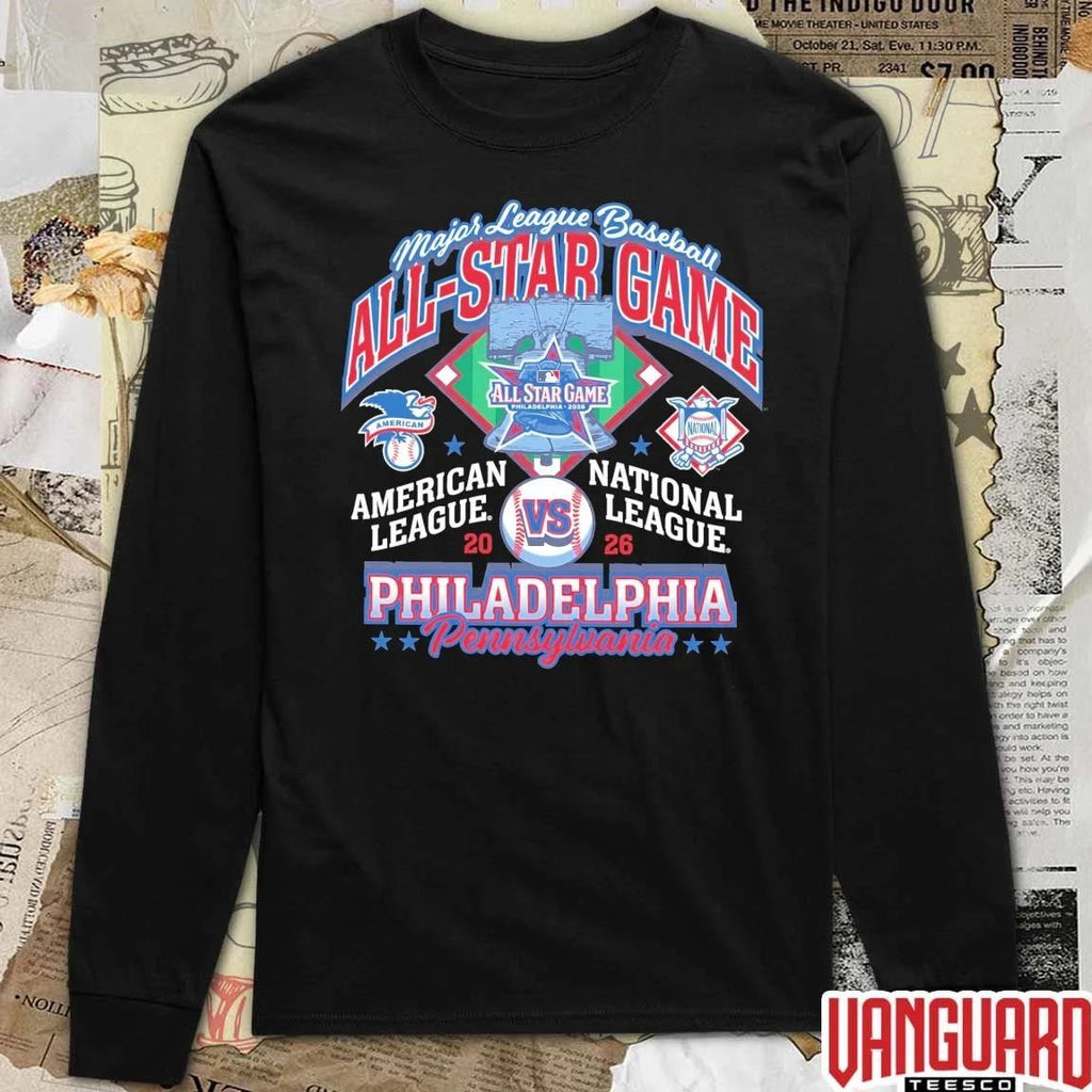 Philadelphia Phillies MLB 2026 All-Star Game Pennsylvania Event Regional t-shirt