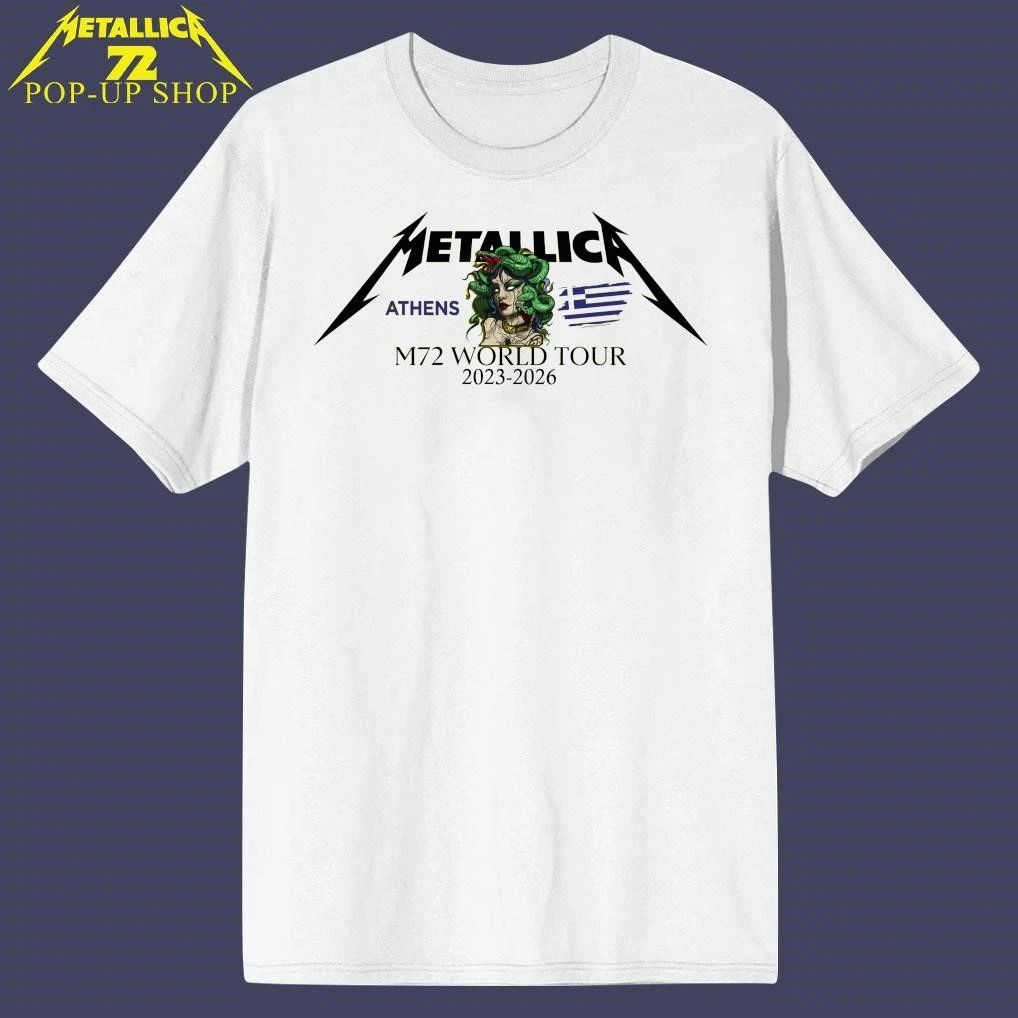 Metallica Athens M72 World Tour 2023-2026 Shirt