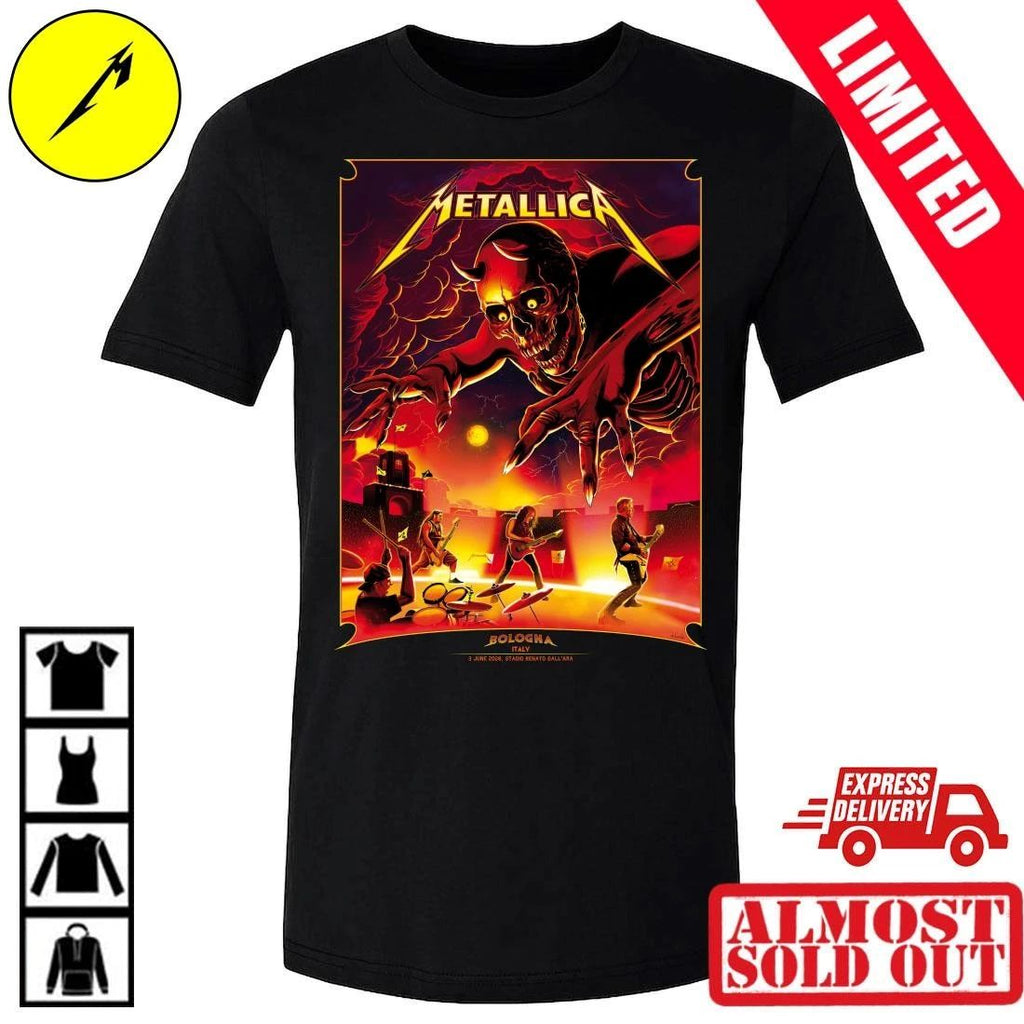 Metallica M72 Bologna Italy 2026 Nino Cammarata Demon T-Shirt