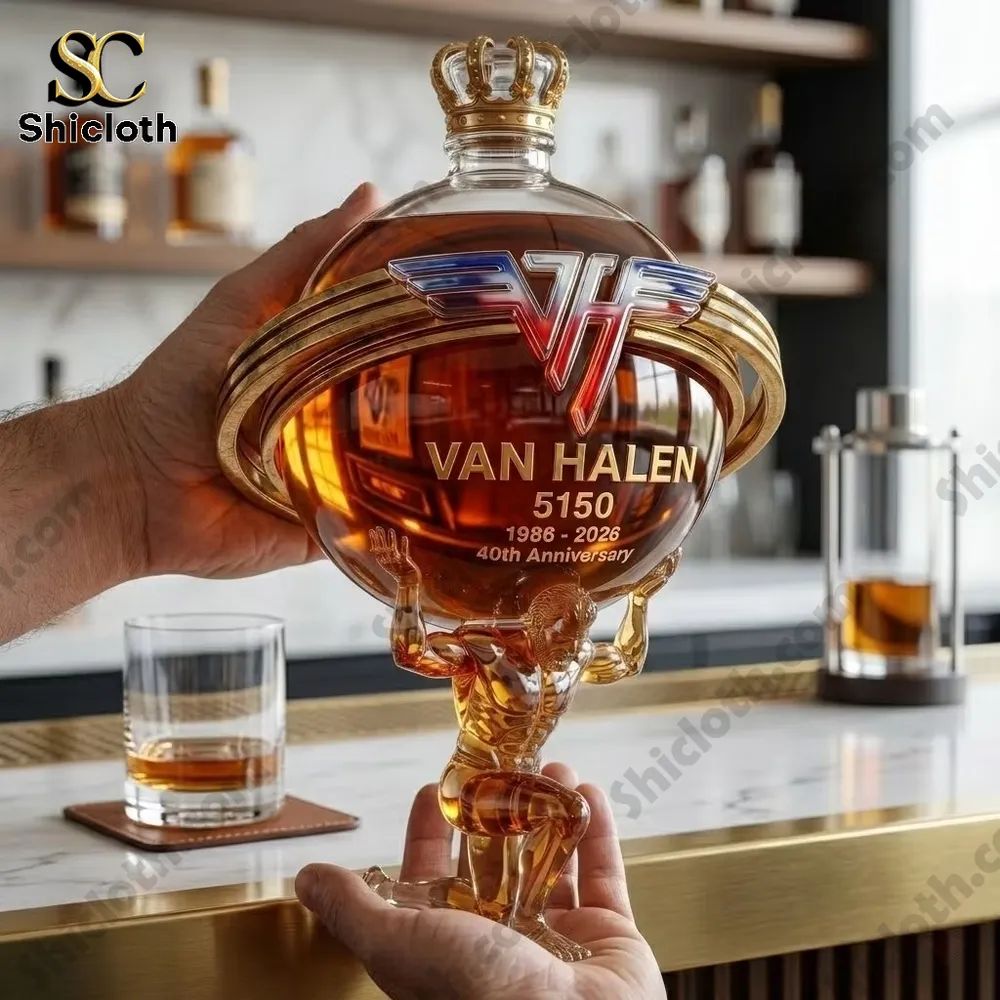 Van Halen 5150 40th Anniversary Atlas 3D Sculpted Collector’s Edition Bottle