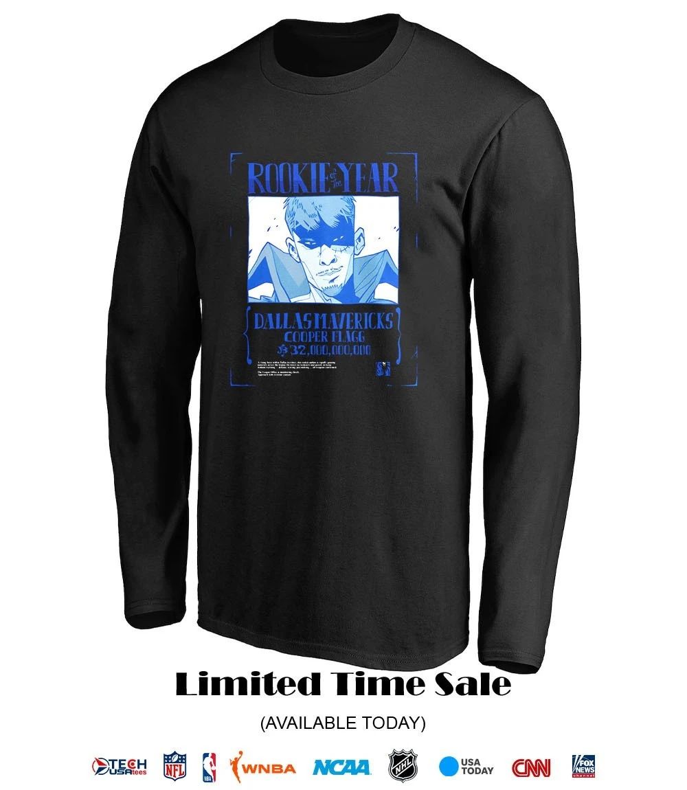 Rookie of the Year Dallas Mavericks Cooper Flagg 2026 comic shirt