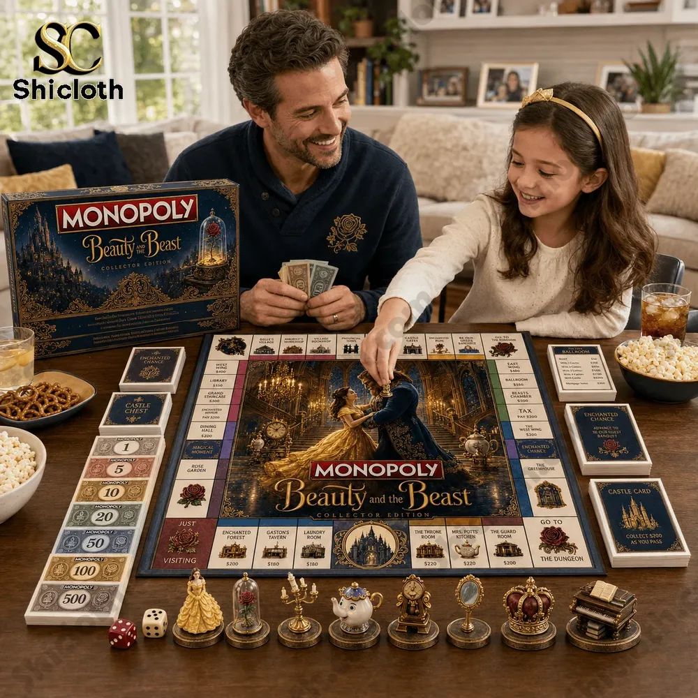 Beauty and the Beast Collector’s Edition Monopoly Board Game