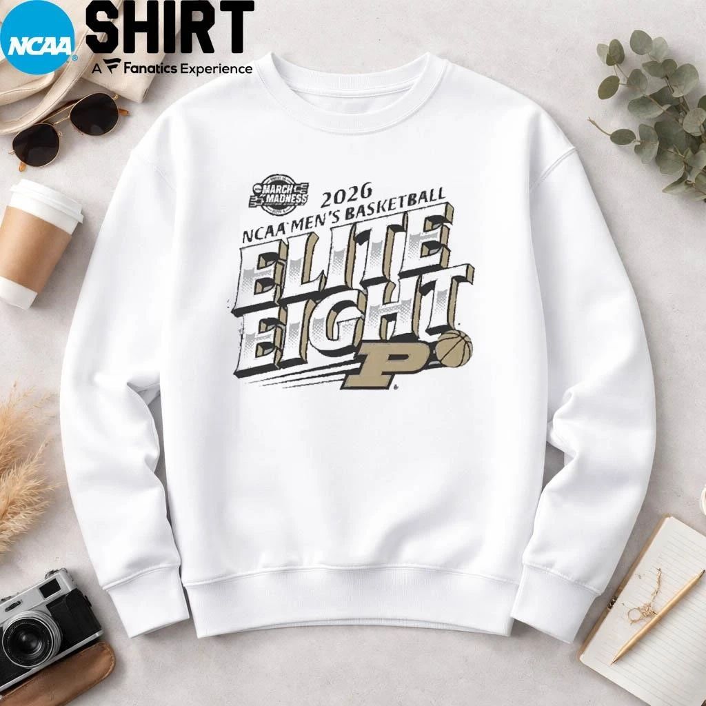 Purdue Boilermakers 2026 NCAA Men’s Basketball Tournament March Madness Elite 8 shirt