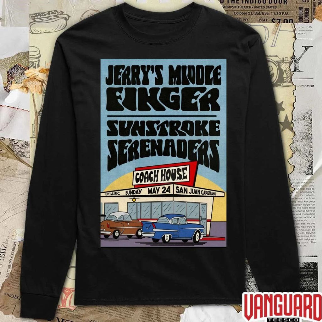 Jerry’s Middle Finger In San Juan Capistrano CA On May 24 2026 Tour Poster t-shirt