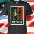 Portland Frog Against Resist Portland Soldier Vintage T-shirt