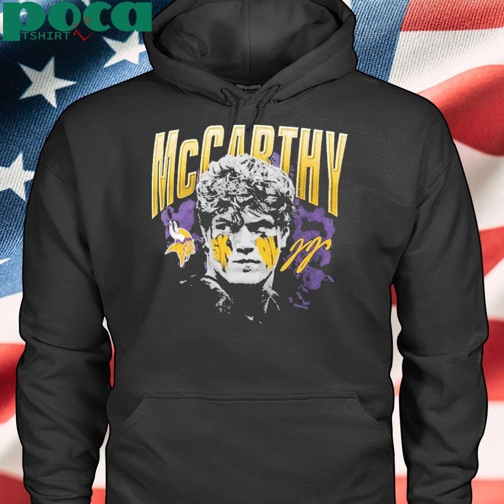 Jj Mccarthy Minnesota Vikings Player Hype T-shirt
