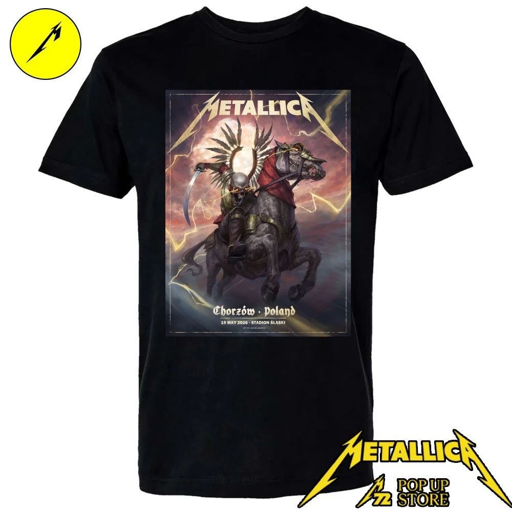 Metallica M72 Chorzów Poland Winged Hussars Graphic Shirt