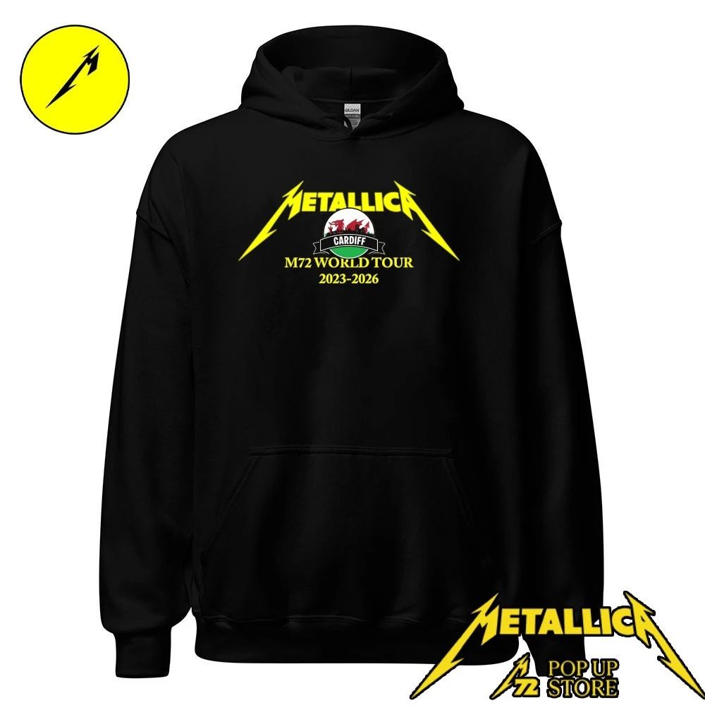Metallica Pop-Up Store Cardiff T-Shirt – Metallica Cardiff Pop-Up Shop T-Shirt