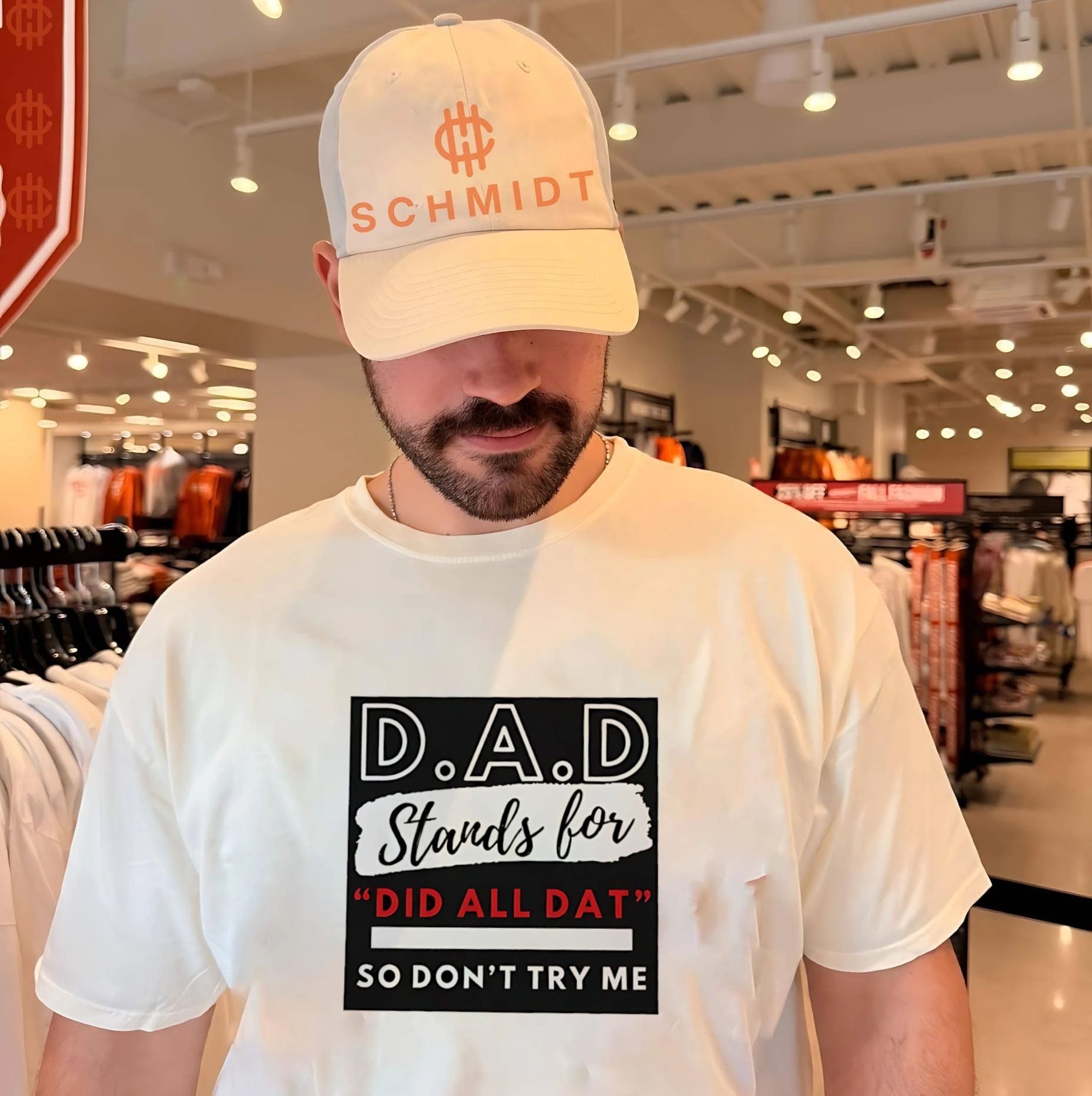 DAD stands for dad all dat so don’t try me shirt