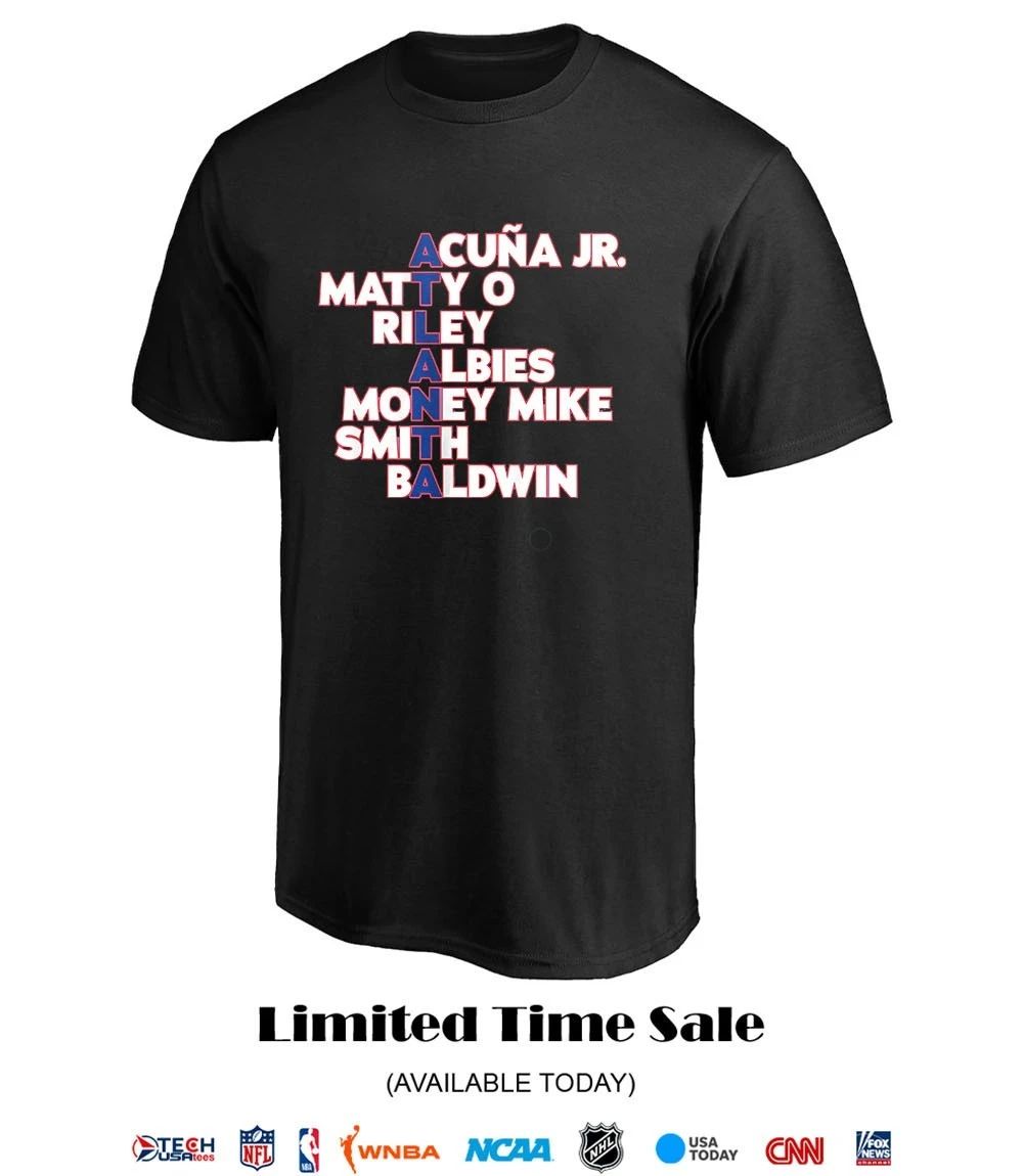 Atlanta Names 2026 players name shirt