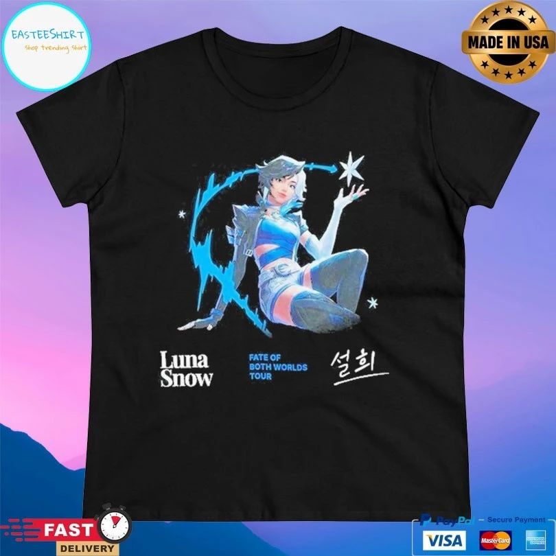 Luna Snow Fate Of Both Worlds Tour T-shirts