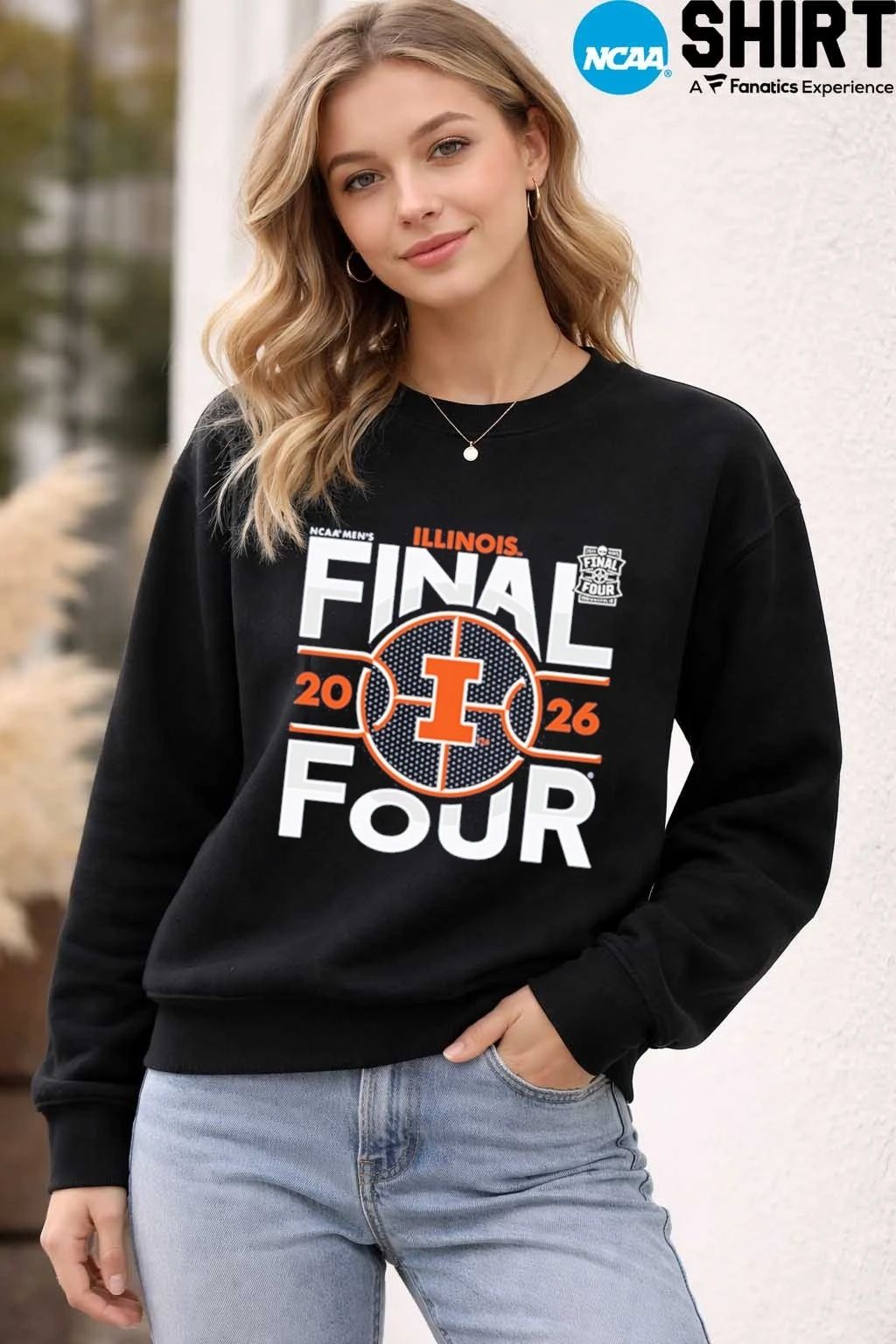 Illinois Fighting Illini Navy Blue Blue 84 2026 Men’s Basketball Final Four Bound Short Sleeve T Shirt