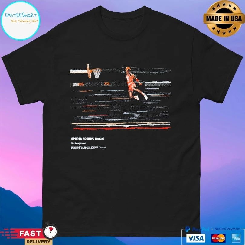 Slam Dunk Sports Archive 2026 Studio To Garment Preserving The Culture Of Sport Through The Medium Of Art Since 2013 T-shirt
