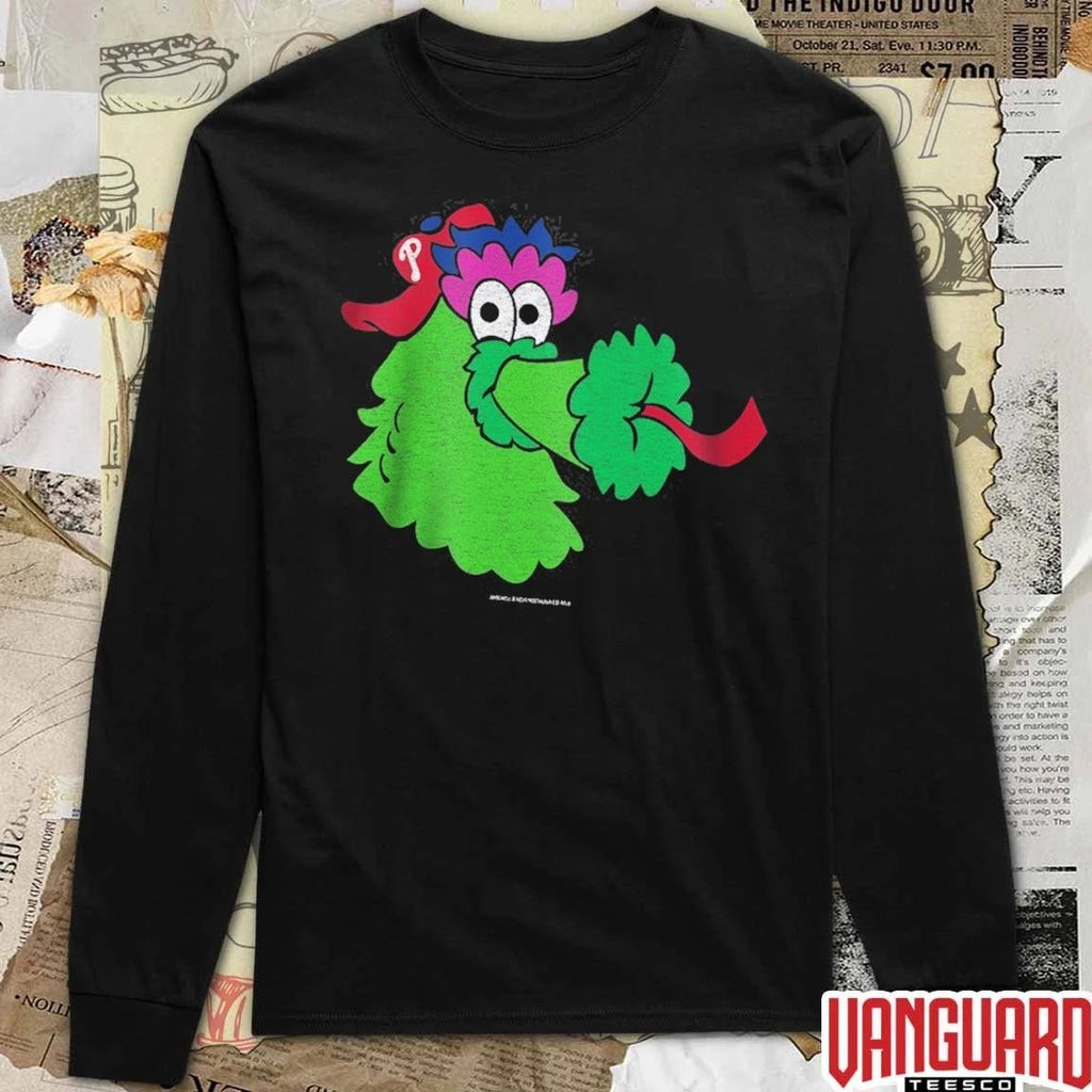 Philadelphia Phillies Mitchell And Ness Youth Big Face Mascot MLB Baseball t-shirt