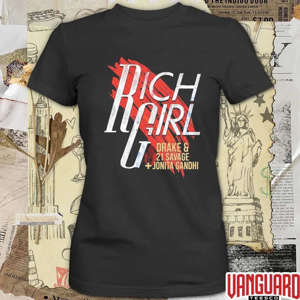 The Boys Jack Quaid Hughie Camp­bell Rich Girl Daryl Hall John Oates Drake & 21 Savage Jonita Gandhi t-shirt