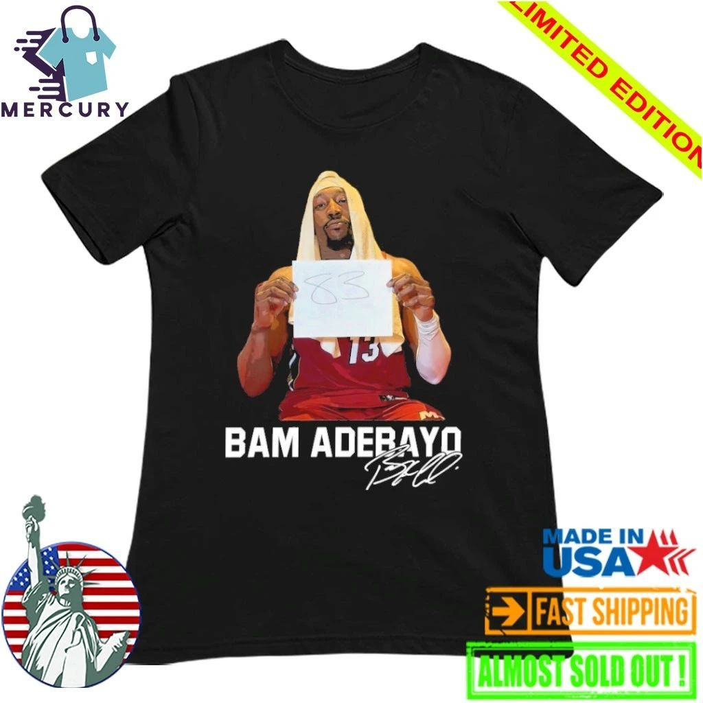 Miami Heat Bam Adebayo Scores 83 Points Signature Shirt