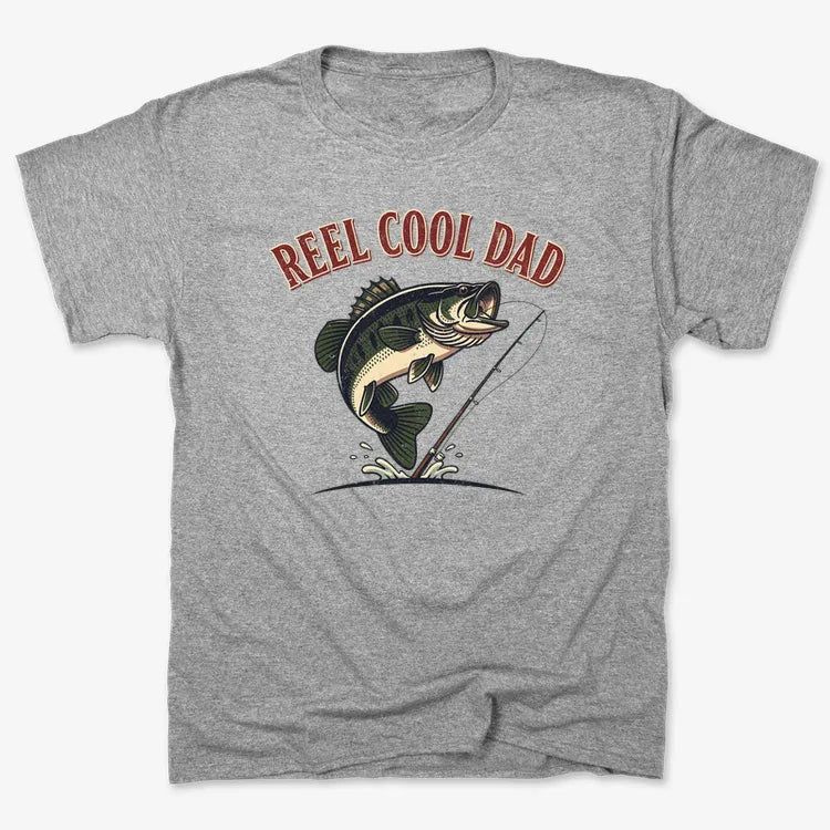 Reel Cool Dad Fishing Tee