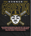 Jolly Konnor Griffin #6 Pittsburgh Pirates T-shirt