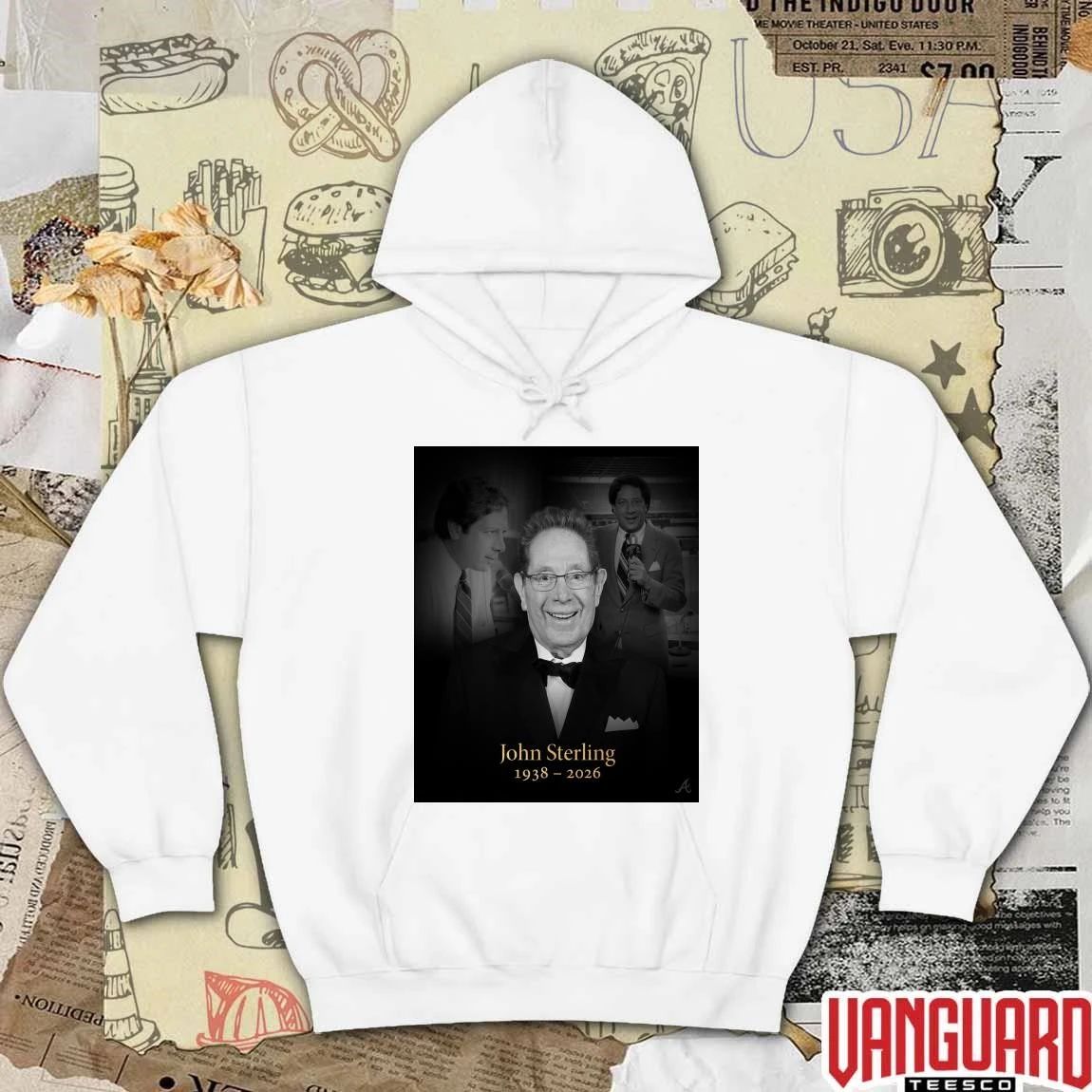 John Sterling 1938 – 2026 Atlanta Braves t-shirt