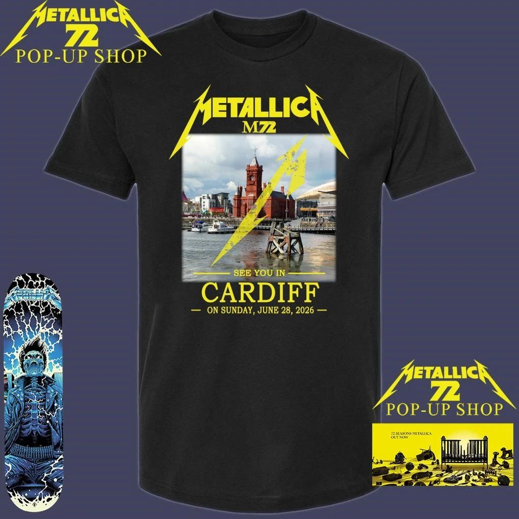 Metallica M72 See You In Cardiff On Sunday June 28, 2026 T-Shirt
