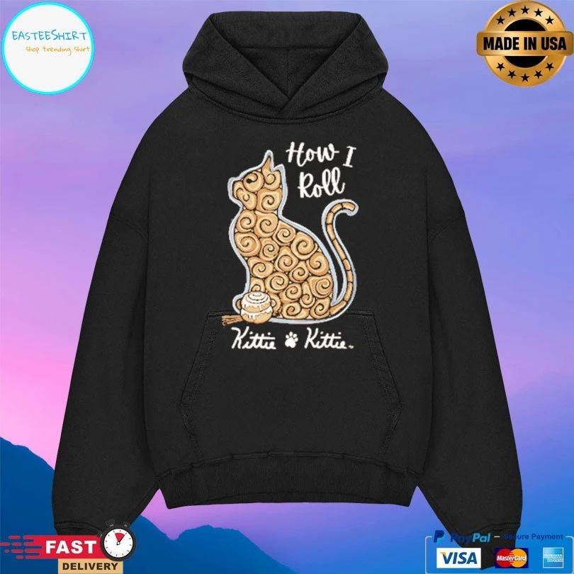 Cinnamon How I Roll Kittie T-shirt