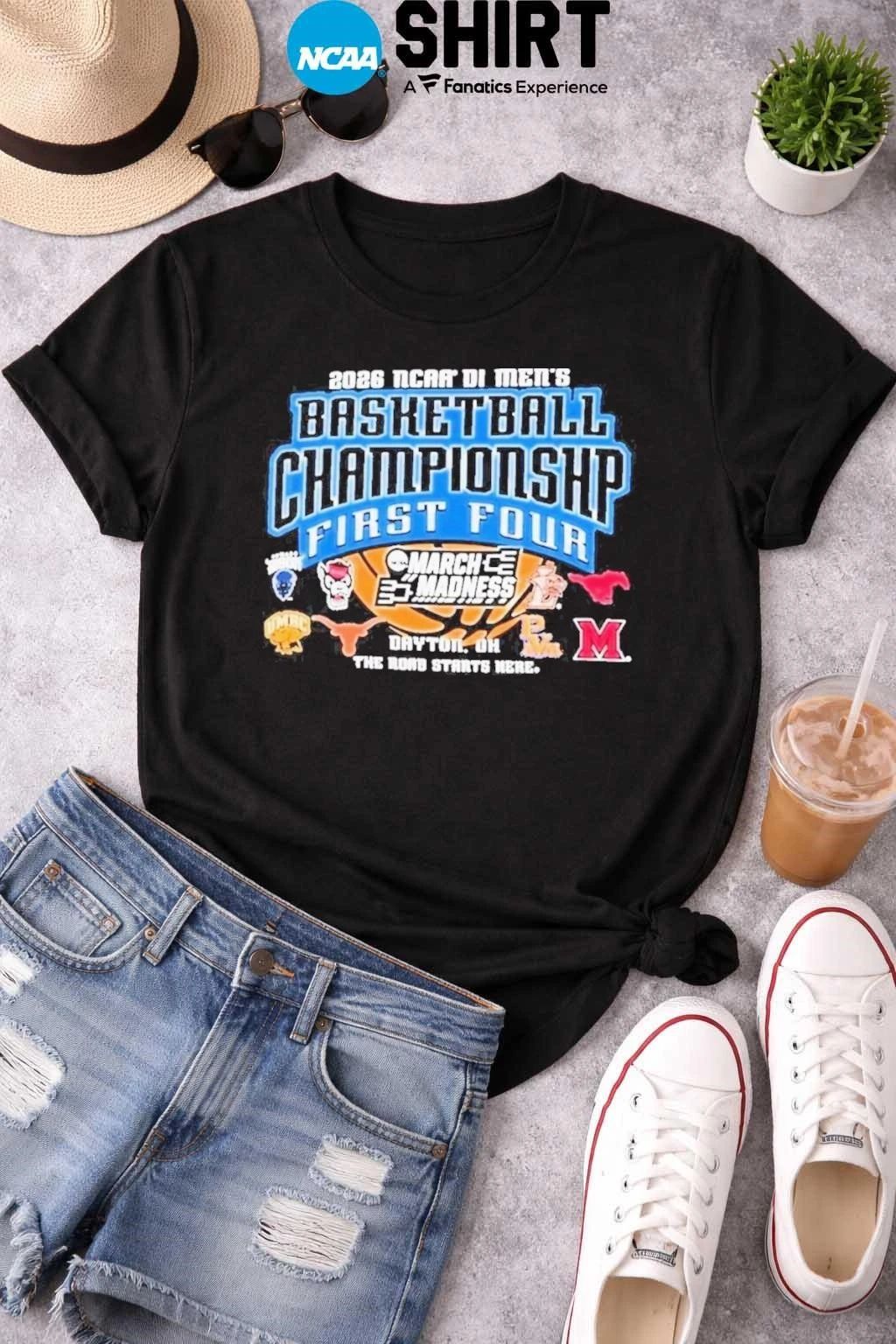 NCAA Champion Unisex 2026 March Madness First Four Dayton T-Shirt