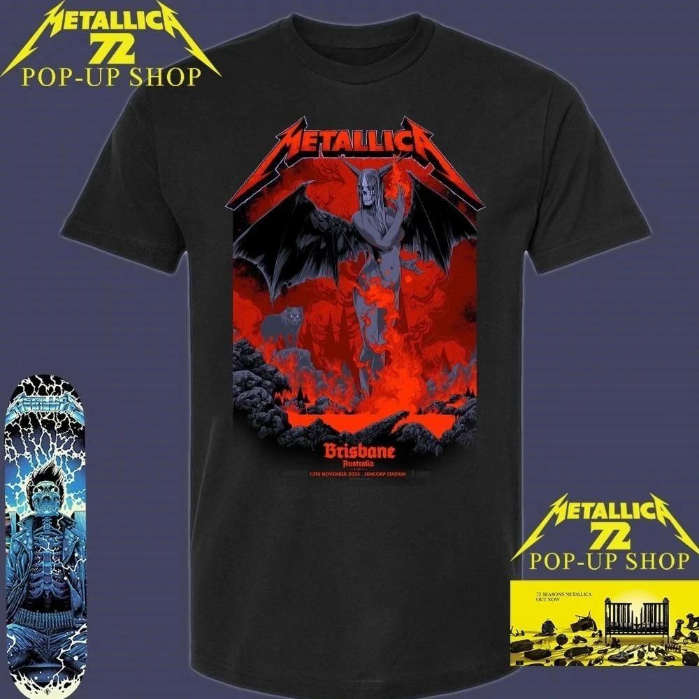 Metallica M72 Brisbane Pop-Up Shop Art Ken Taylor 2025 Limited T-Shirt