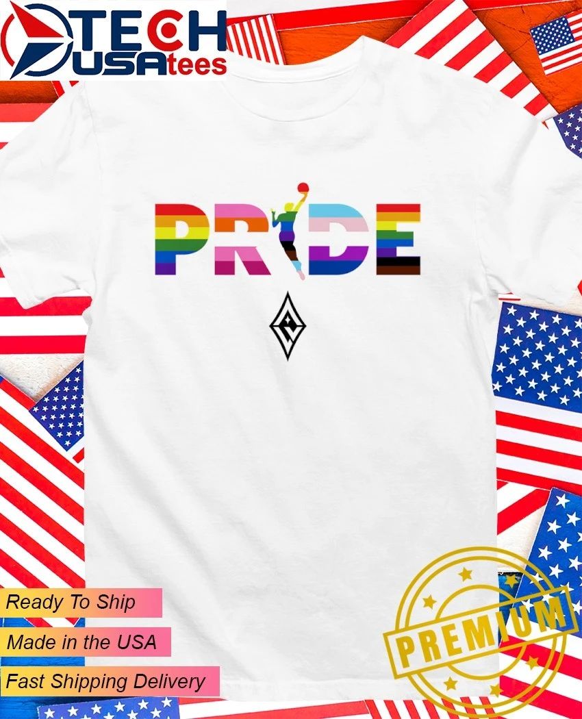 Las Vegas Aces WNBA Pride logo shirt