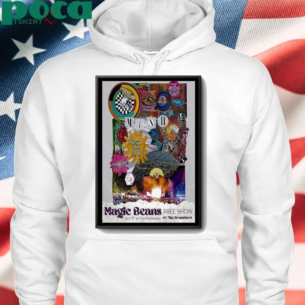 Original Magic Beans Oct 11 2025 At the Mishawaka Amphitheatre in Bellvue CO Poster shirt