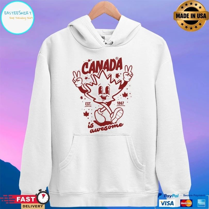 Canada Is Awesome Retro Est 1867 T-shirt