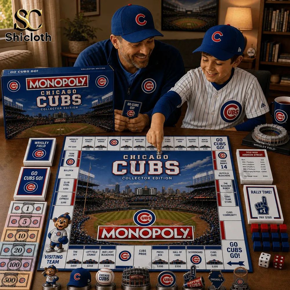 Chicago Cubs Collector’s Edition Monopoly Board Game