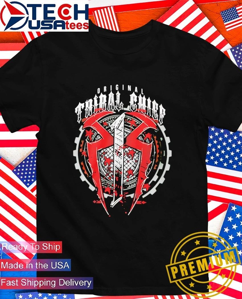 Original Tribal Chief Roman Reigns Red Shield shirt