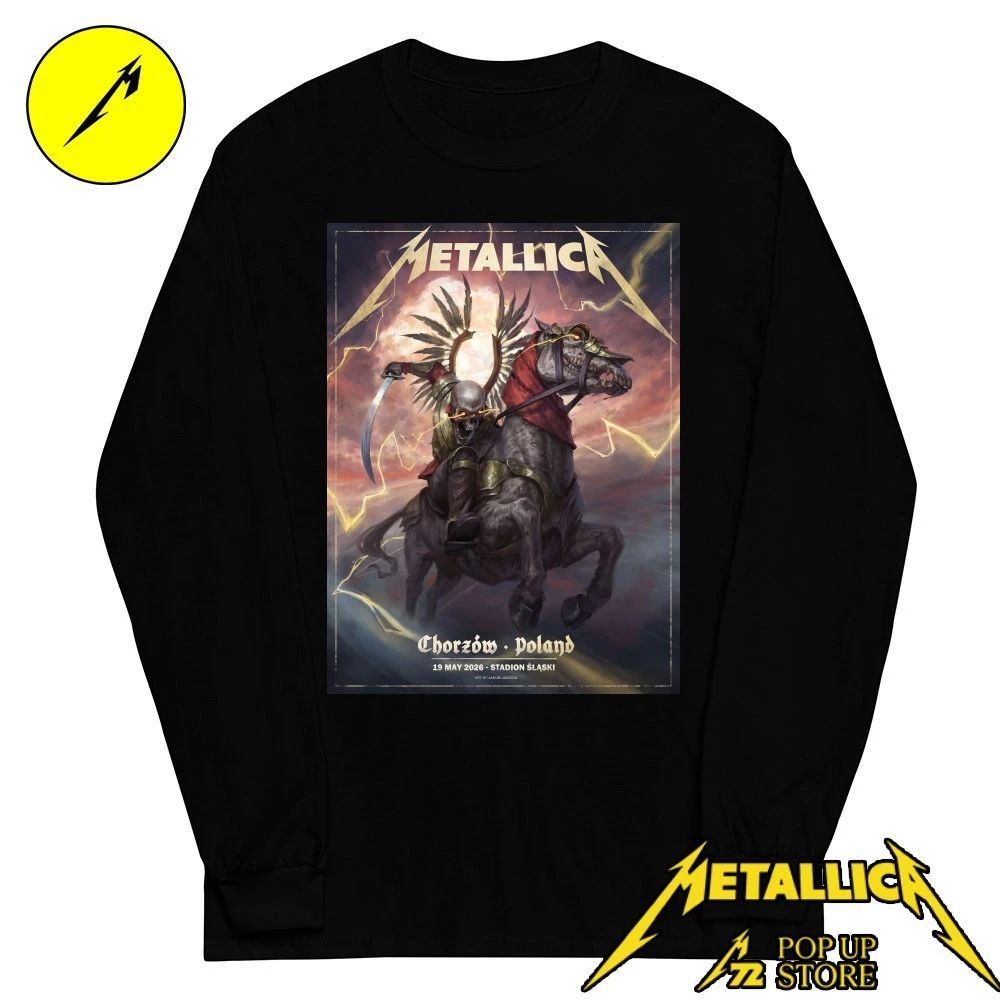 Metallica M72 Chorzów Winged Hussar Poster Art Shirt