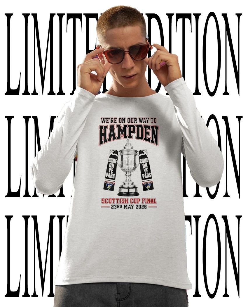 We’re on our way to Hampden Scottish Cup Final May 23 2026 shirt