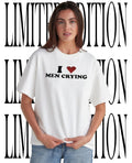 I love men crying shirt