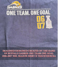Buffalo Sabres One Team One Goal 2006-2007 NHL Season shirt