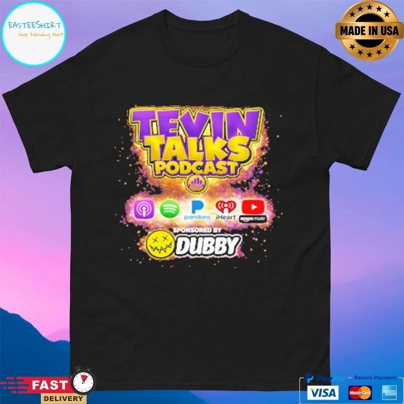 The Guardian Tevin Talks Podcast T-shirts