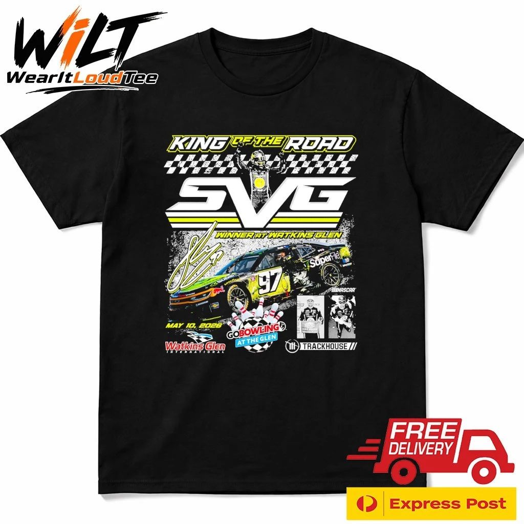Shane van Gisbergen 2026 Go Bowling at The Glen Race Winner Shirt